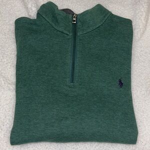 Green Polo Half Zip